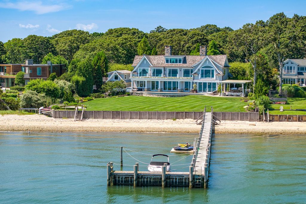 A Waterfront Dream Luxurious Estate Nestled in North Haven Manor Offered for 23.95 Million 25