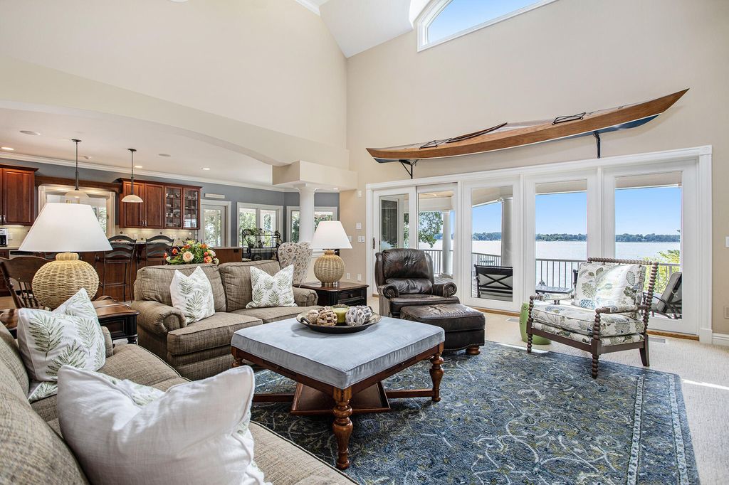 Breathtaking Sunsets and Unparalleled Comfort Premier Lake Home Available for 5.295 Million 5