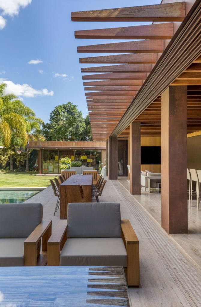 Dezessete House with L shape by Studio Gontijo Arquitetura 15