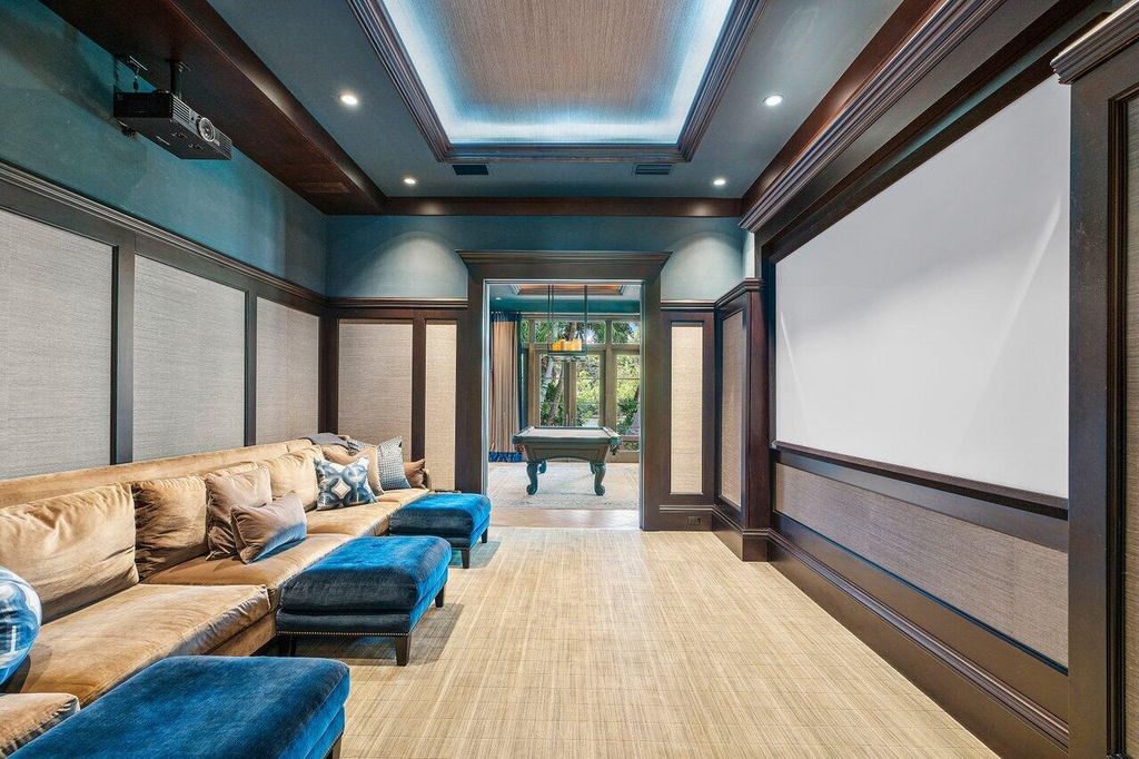 Extraordinary Waterfront Estate with 446' Intracoastal Frontage, Resort-Style Pool and Two Docks in Gulf Stream Listed at $17.9 Million 31 Designed by Randall Stofft and elegantly finished by Marc Michaels Interiors, this 7,293 square feet masterpiece offers 6 bedrooms, including a private guest house, and 8 baths.