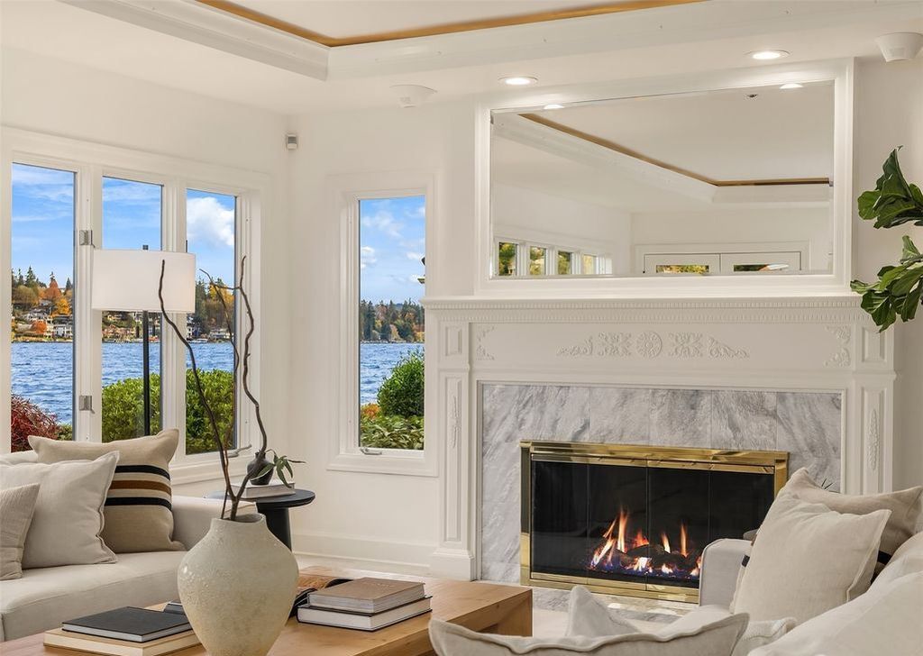 Lakeside Luxury Spectacular Washington Estate with Panoramic Views for 7.498 Million 7
