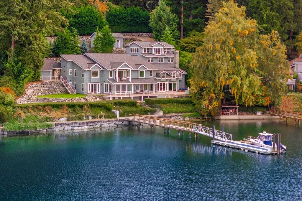 Legacy Waterfront Estate with Deep Water Dock in Gig Harbor for 128 Million 1