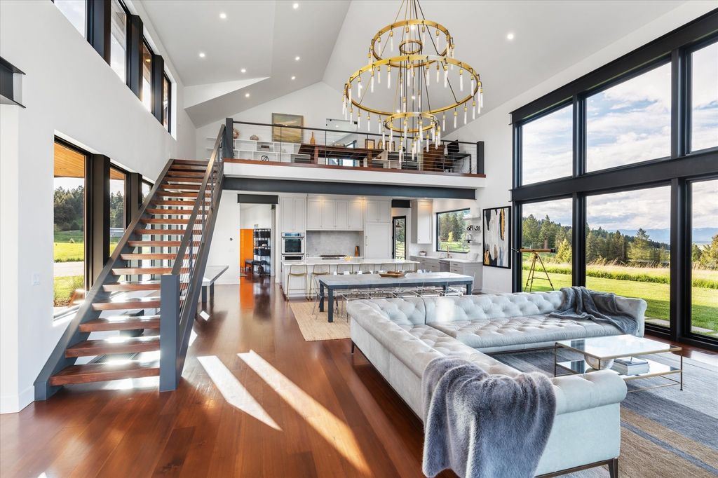 Top of the World in Montana Stunning 3.4M Modern Estate with Unrivaled Views 11