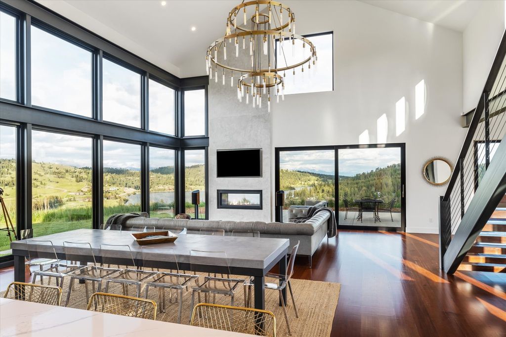 Top of the World in Montana Stunning 3.4M Modern Estate with Unrivaled Views 13