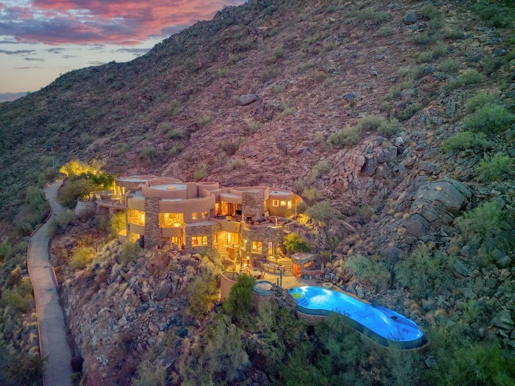 culptural Elegance Arizona Estate Designed by Ken Hutchinson Listed at 17 Million 1