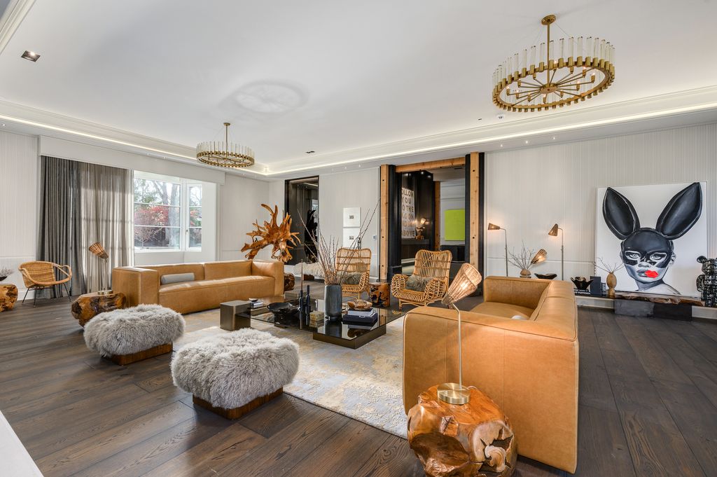A Timeless Masterpiece William Pereira Designed Stone Mansion in Illinois for 12 Million 11