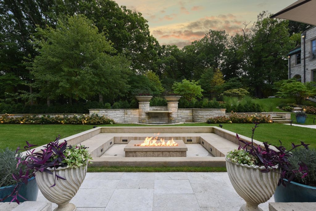 A Timeless Masterpiece William Pereira Designed Stone Mansion in Illinois for 12 Million 42