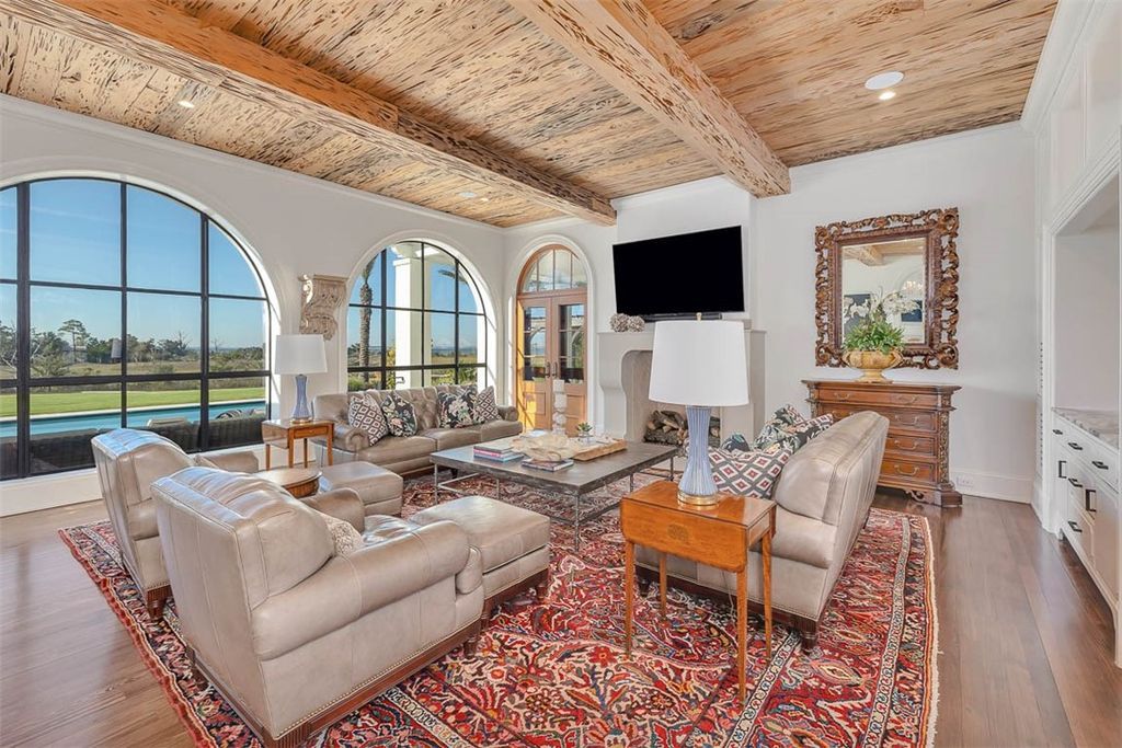 Exclusive Gated Retreat Luxurious Coastal Estate in The Lodge Sea Island for 12.725 Million 20