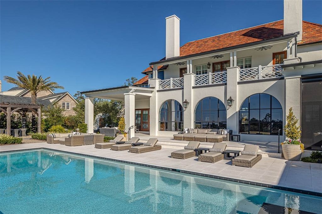 Exclusive Gated Retreat Luxurious Coastal Estate in The Lodge Sea Island for 12.725 Million 63