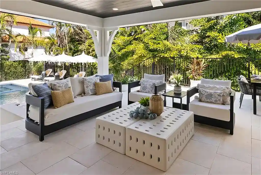 Luxury smart home at 1355 4th St S, equipped with Control4 automation, security cameras, and impact-resistant windows for seamless modern living.