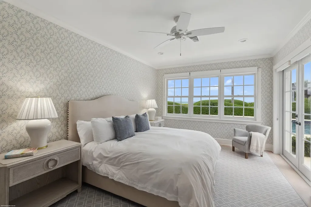 Stunning ocean views from the living room of 245 S Beach Road – a rare opportunity in Jupiter Island real estate.
