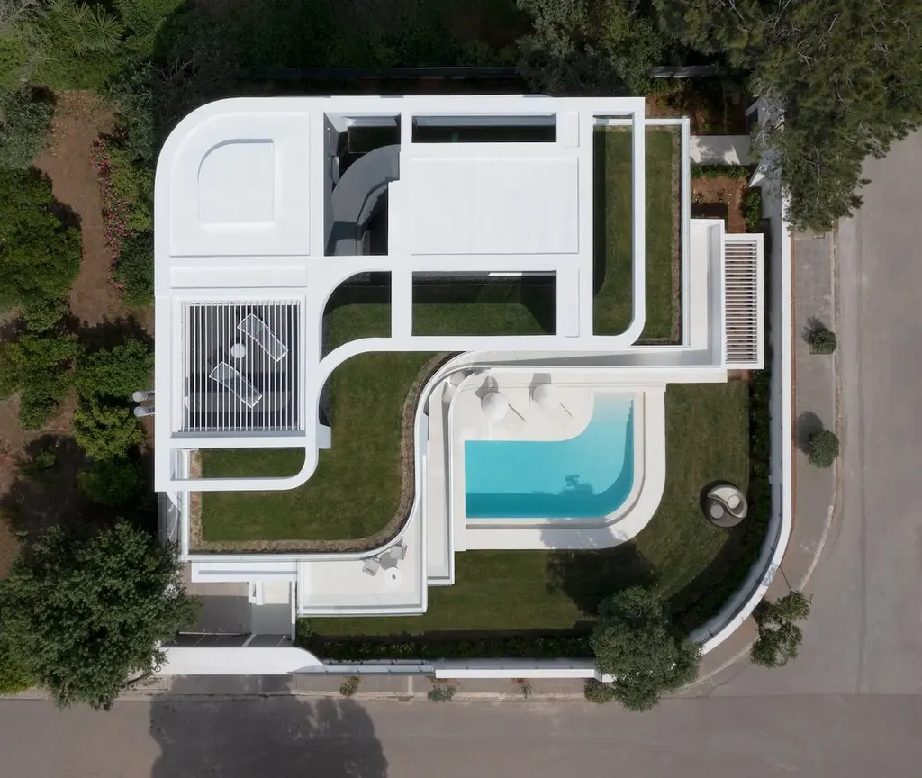 House Symbiosis by Direction Architects Balances Privacy and Togetherness in Athens 4