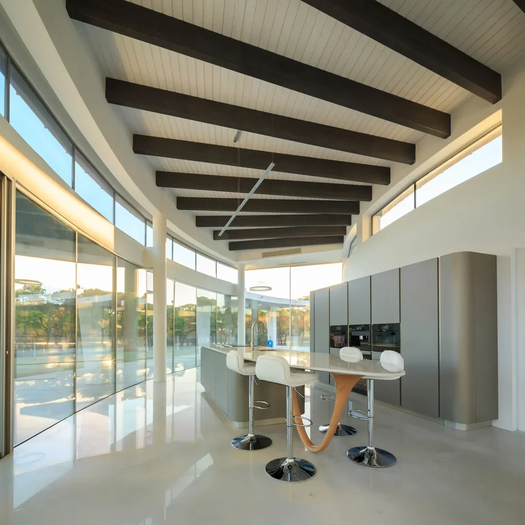 Pinhal Velho House by Vasco Vieira Arquitectos Sculptural Modernism Meets Solar Geometry in Vilamoura Portugal 4