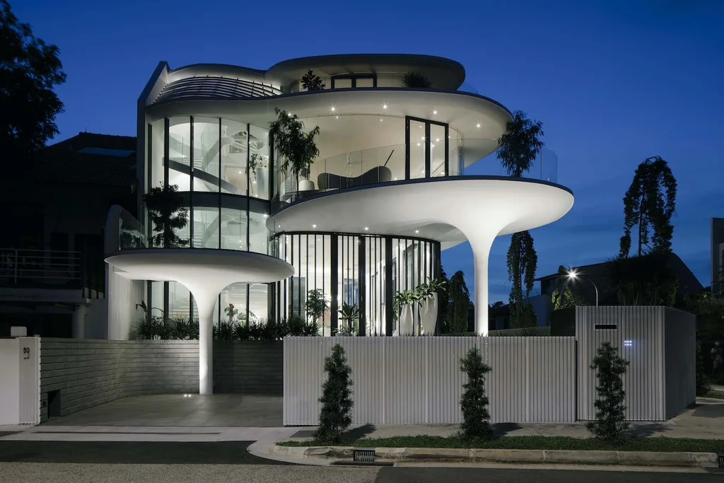 Stiletto House by EHKA Studio, A Masterpiece of Fluidity and Architectural Elegance