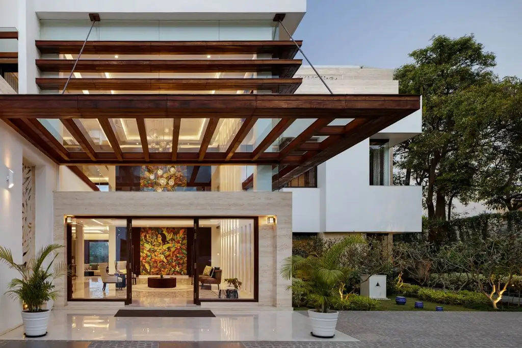 The Pastel House in Raipur by CDA Architects Reimagines Wellness Driven Living Through Biophilic Design 6