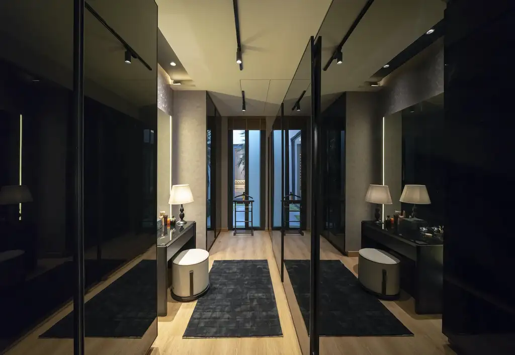 The Waterfall House by Space Race Architects, A Serene Urban Retreat in Jalandhar