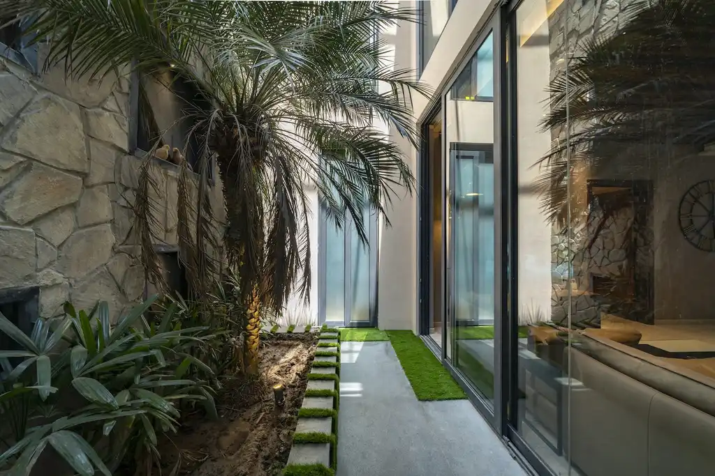 The Waterfall House by Space Race Architects A Serene Urban Retreat in Jalandhar 10