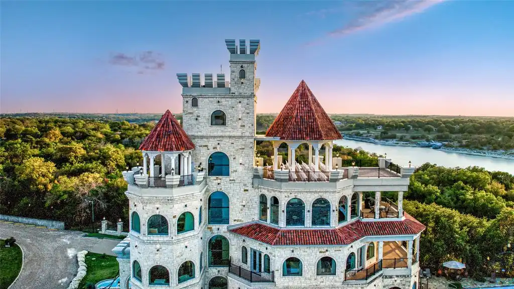 119 Private Road 1820 Presents a Majestic 4.9M Castle Retreat Overlooking Lake Whitney 4