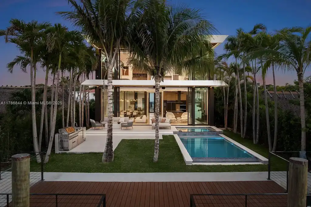 701 86th St Stunning 9.9 Million Modern Waterfront Home for Sale in Miami Beach 1
