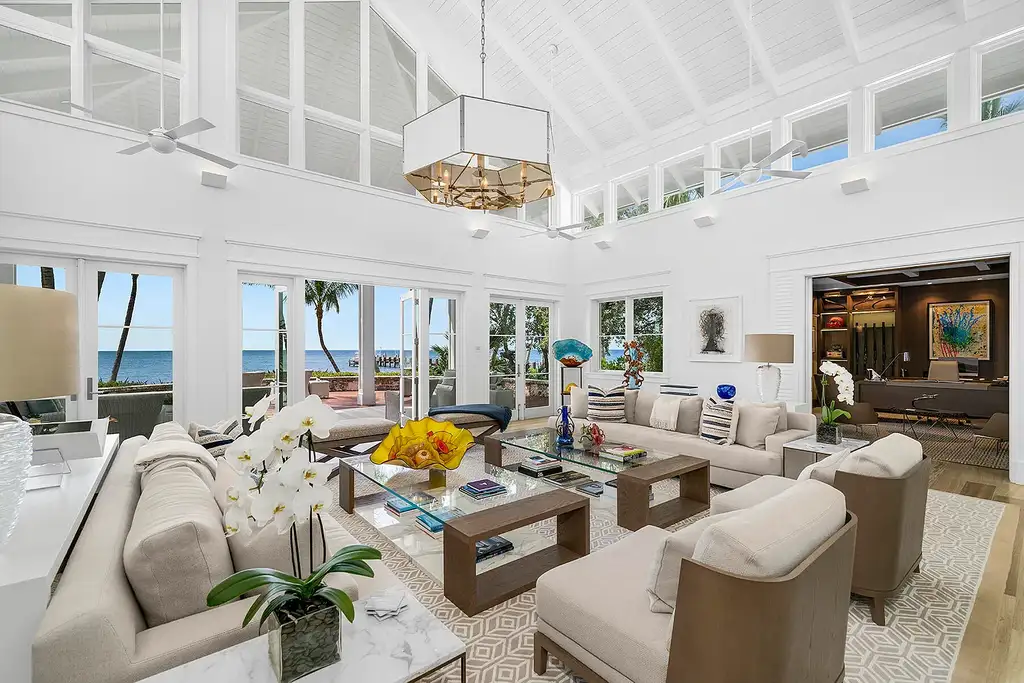 $42M tropical retreat at 88041 Old Hwy featuring lagoon pool and boat basin