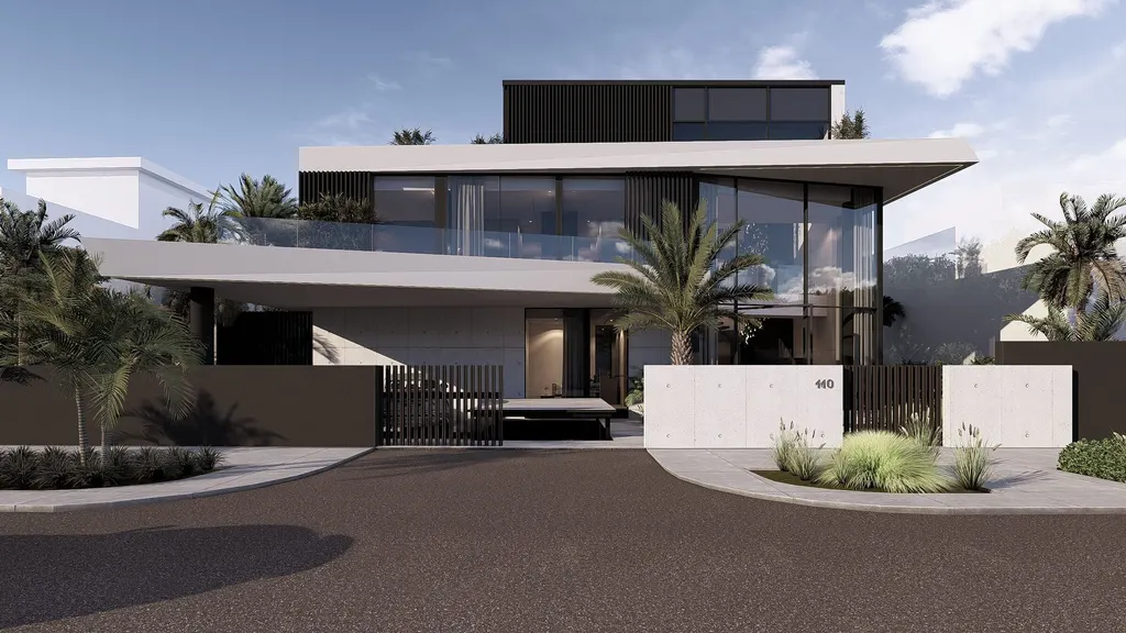 Dubai Hills Villa by STATE of Architecture A Sculptural Dialogue of Light Form and Nature 1