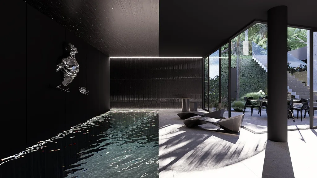 Dubai Hills Villa by STATE of Architecture A Sculptural Dialogue of Light Form and Nature 11