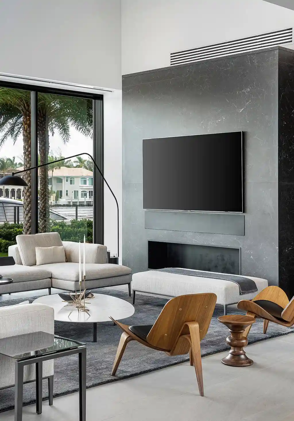 Infinity House by The Up Studio, A Tropical Modern Family Retreat on the Intracoastal Waterway in Boca Raton, Florida