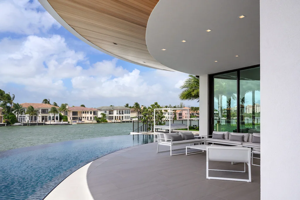 Infinity House by The Up Studio A Tropical Modern Family Retreat on the Intracoastal Waterway in Boca Raton Florida 3