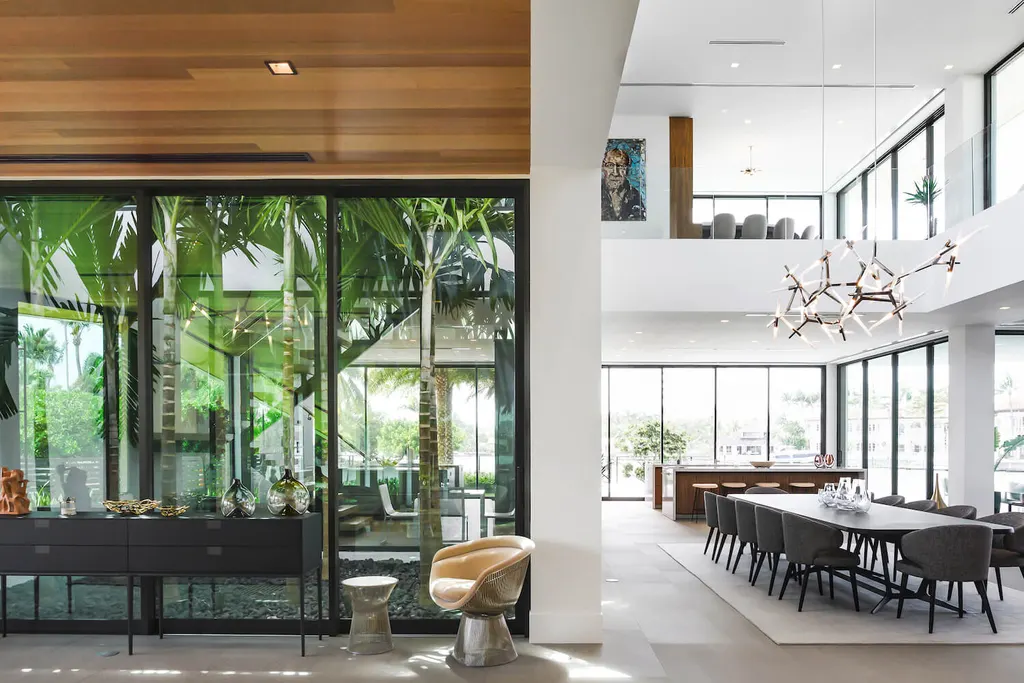 Infinity House by The Up Studio A Tropical Modern Family Retreat on the Intracoastal Waterway in Boca Raton Florida 4 1