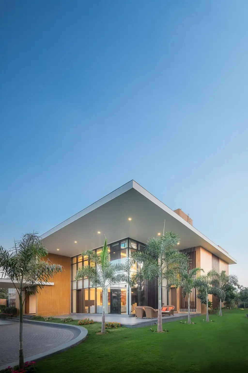 KIRTI Residence by UNEVEN, A Harmonious Minimalist Home in Vadodara