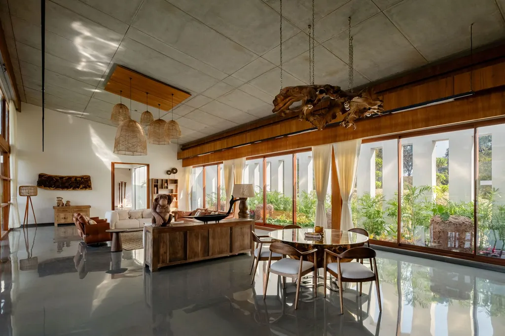 Nirmay Villa by The Grid Architects Reconnects Architecture with Nature in Ahmedabad