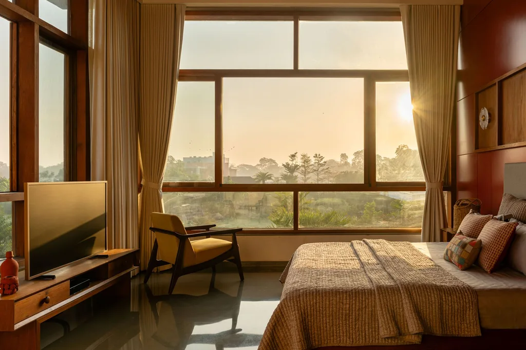 Nirmay Villa by The Grid Architects Reconnects Architecture with Nature in Ahmedabad 11