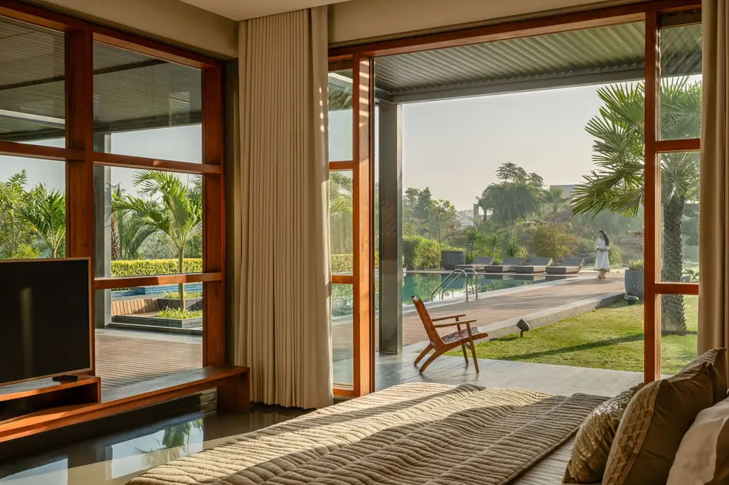 Nirmay Villa by The Grid Architects Reconnects Architecture with Nature in Ahmedabad