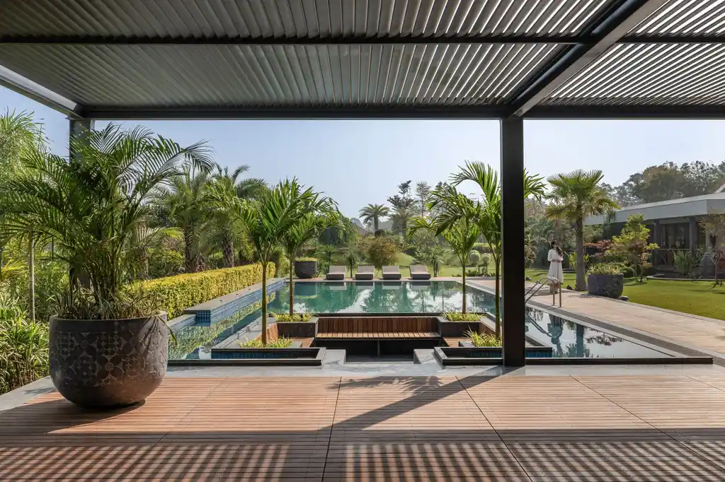 Nirmay Villa by The Grid Architects Reconnects Architecture with Nature in Ahmedabad