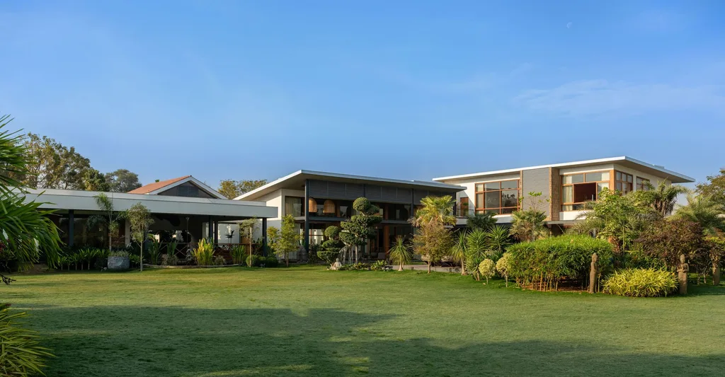 Nirmay Villa by The Grid Architects Reconnects Architecture with Nature in Ahmedabad 5