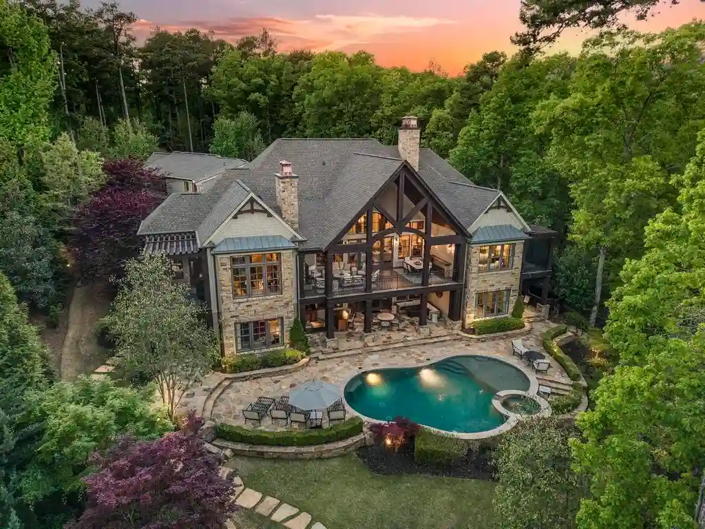 Stunning Lakefront Retreat at 2030 Linger Longer Dr Georgia Offering Resort Style Living for 6995000 1