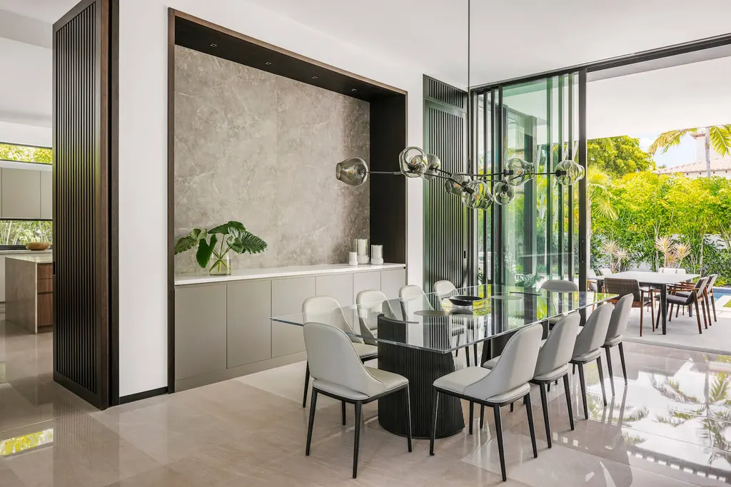 Wol Residence by SDH Studio A Serene Entertainers Retreat in Golden Beach Florida 10