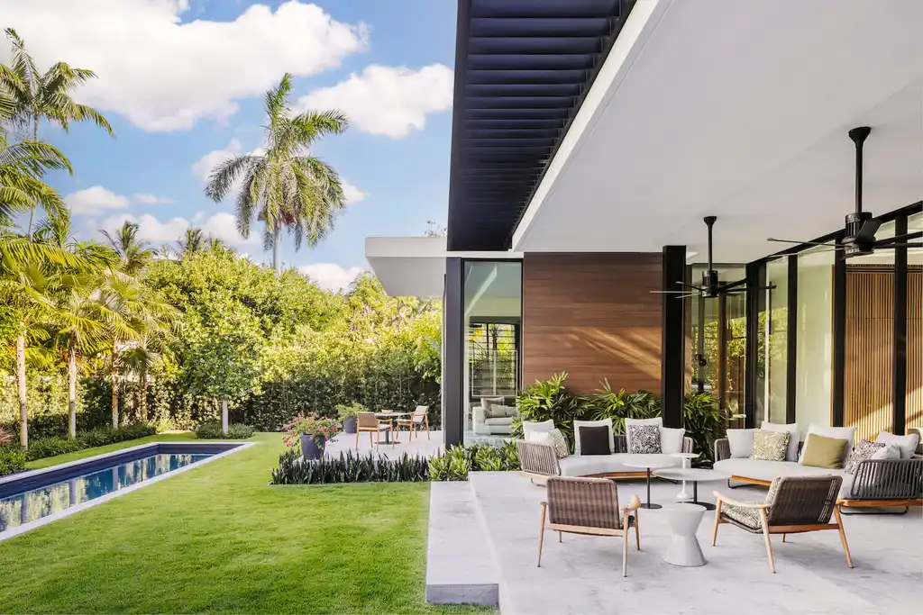 Wol Residence by SDH Studio A Serene Entertainers Retreat in Golden Beach Florida 9