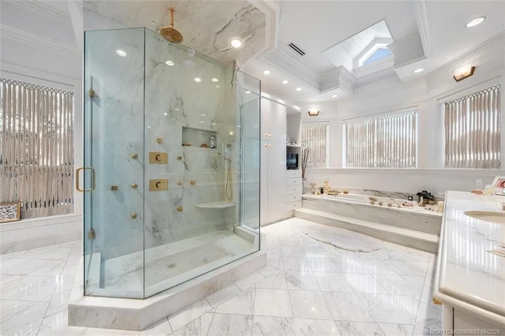 Private heated pool and spa overlooking the ocean at 3066 SE Dune Drive Stuart FL