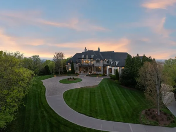 Extraordinary Vantage Point Mansion in Tennessee Redefines Luxury Living on 5 Private Wooded Acre Seeking $12,750,000
