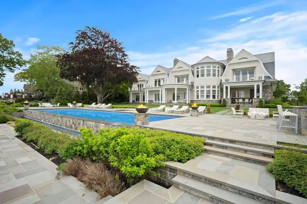 Stunning 25 Brewster Lane Brand New Waterfront Estate in Prestigious Strongs Neck East Setauket Asking 12.5 Million 3
