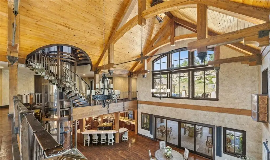 Iconic Montana Chateau at 5650 Canyonwoods Dr Offers Breathtaking Views and Timeless Elegance for 26 5