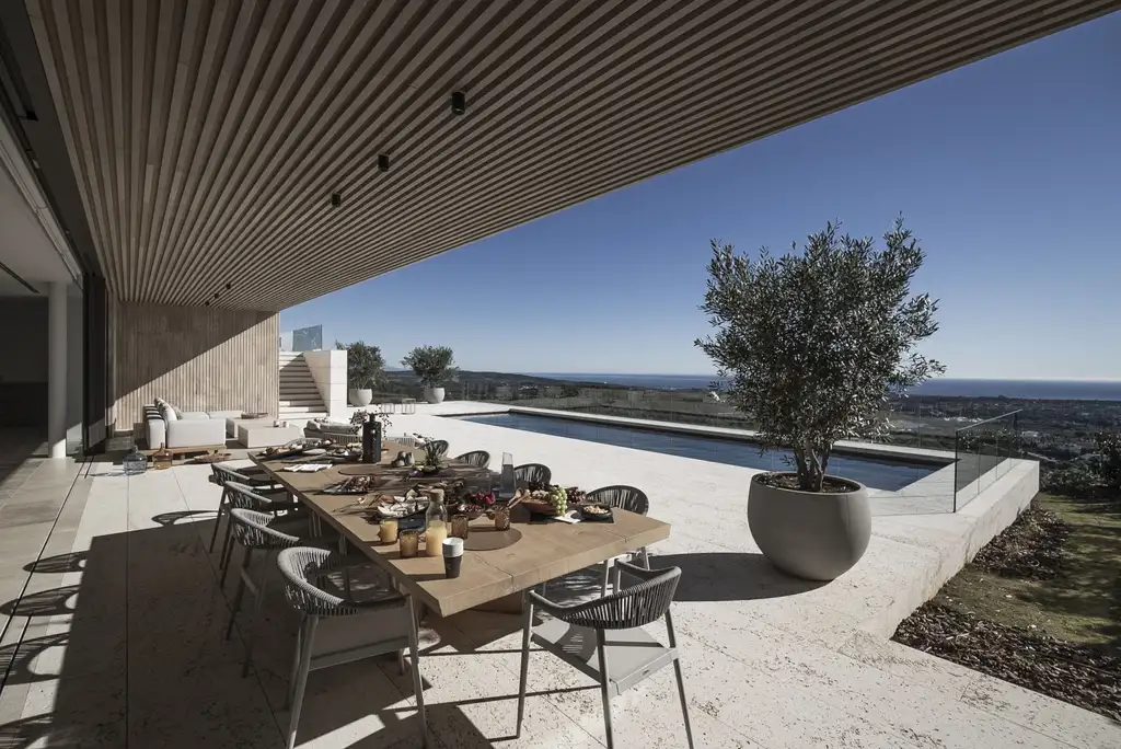 Villa BLUE by ARK Architects A Sculptural Sanctuary with Infinite Mediterranean Views 6