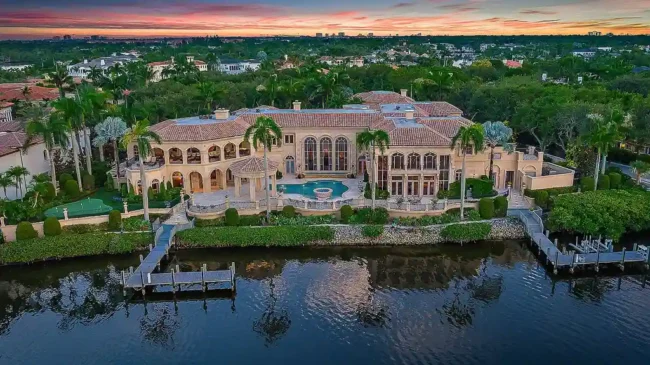 $30,000,000 Waterfront Paradise in Jupiter Offers Private Docks, Lavish Interiors, and Resort Amenities