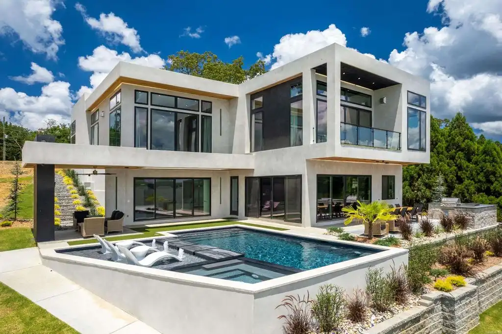 A $3.496M Architectural Gem on Lake Hamilton Redefines Contemporary Lakefront Luxury 7 480 Lake Hamilton Dr An Unparalleled New Construction Modern Lake Home Listed at 3496000 3