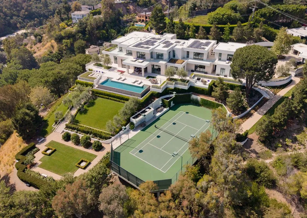 A Masterfully Crafted Beverly Hills Estate with Unrivaled Ocean-to-City Views hits the Market for $67.5 Million 7 9966 Beverly Grove Dr Beverly Hills CA 2