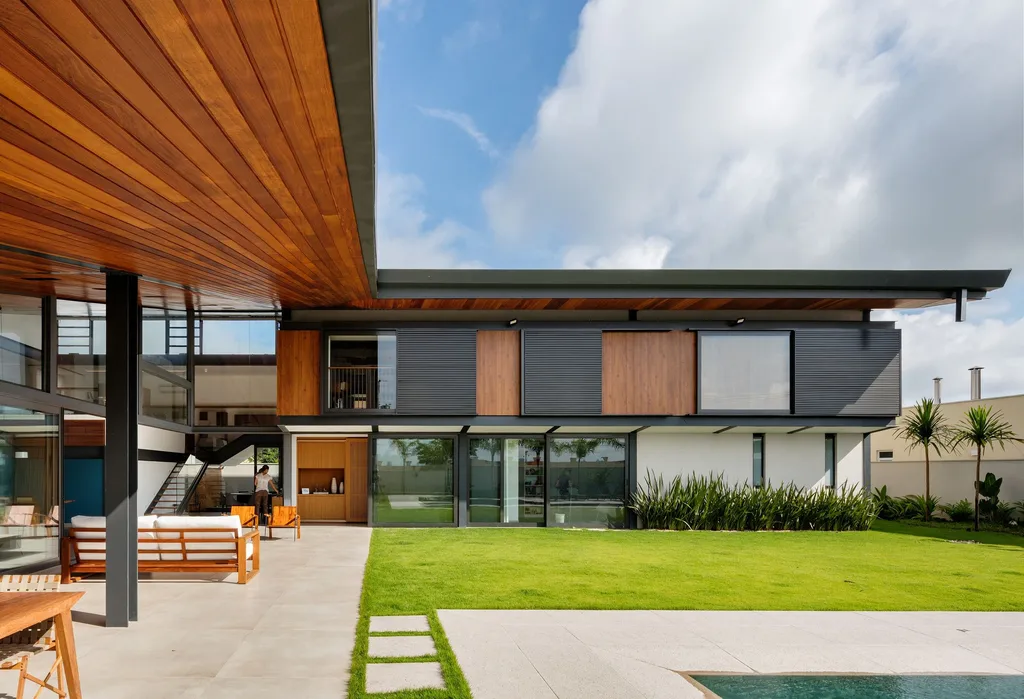CR House by Obra Arquitetos An Open Plan Brazilian Home Blending Light Landscape and Sustainability 11
