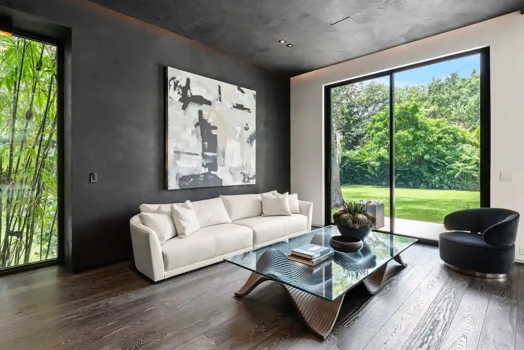 10840 Old Cutler Rd Coral Gables luxury estate with modern architecture by Giorgio Balli, surrounded by oak trees in Snapper Creek Lakes