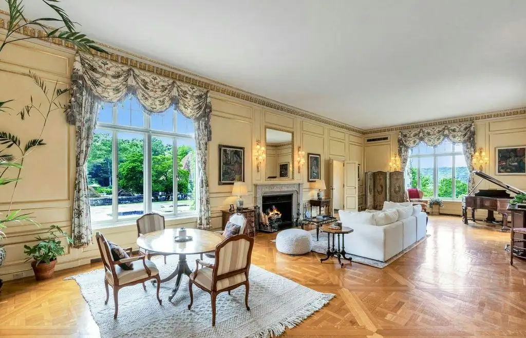 120 Ridge Road An Extraordinary 29.5 Million Gilded Age Estate With Rustic French Provincial Charm 6