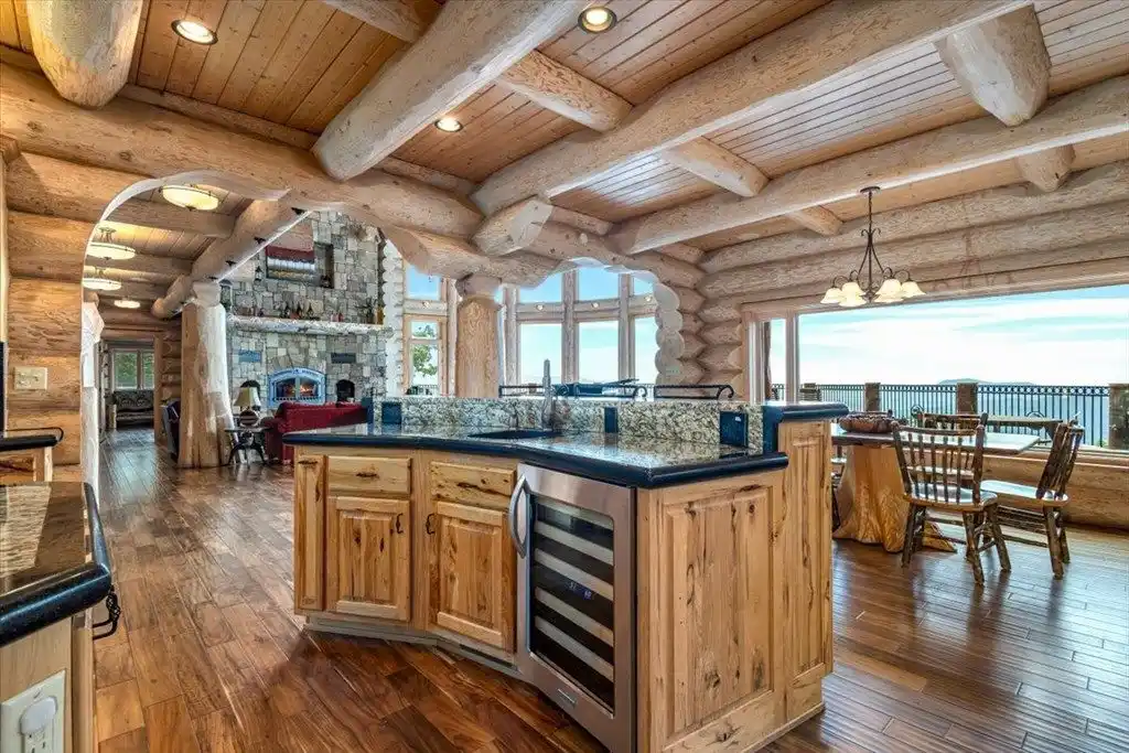 Luxury British Columbian Cedar Log Retreat in Georgia Hits the Market at $5.67 Million 16 373 Rising Star Ln Stunning British Columbian Cedar Log Estate in Georgia Listed for 5.67 Million 15